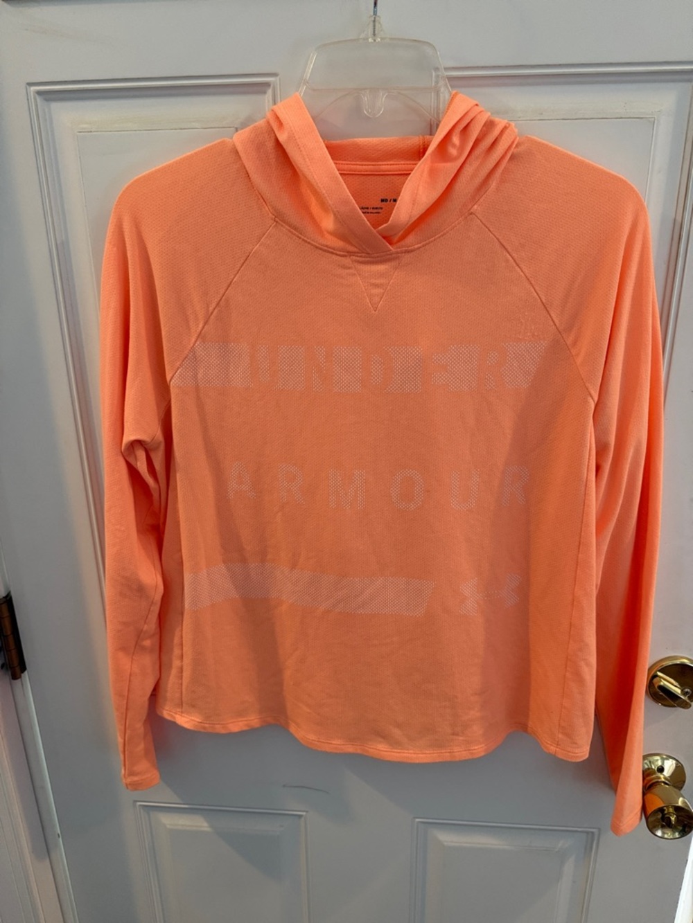 Under Armour Coral Peach Performance Hoodie